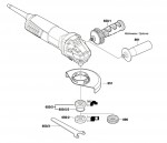 Bosch 3 601 G9D 070 GWS 11-125 Angle Grinder 230 V / GB Spare Parts GWS11-125